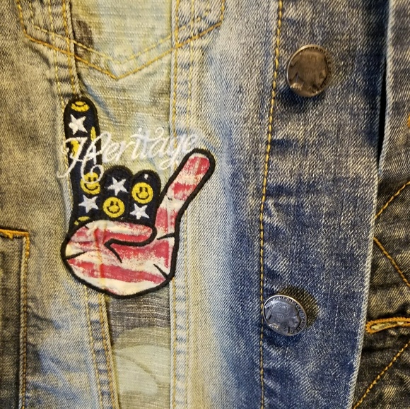 The Heritage American Denim Jacket Medium Size - Picture 6 of 7
